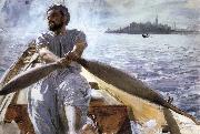 Anders Zorn Kaik oarsman oil painting reproduction